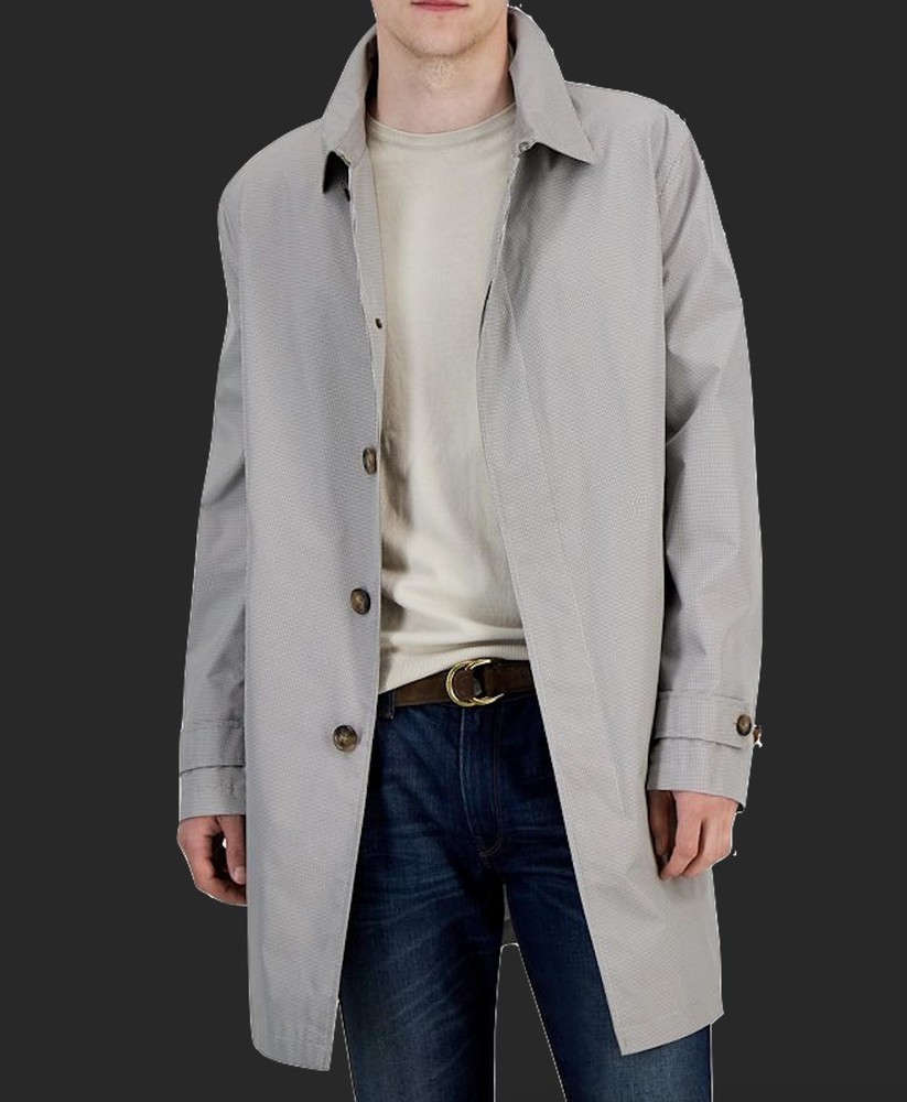 Lauren Ralph Lauren Mens All Weather Classic Fit Stanza Rain Coat Jacket 36 S