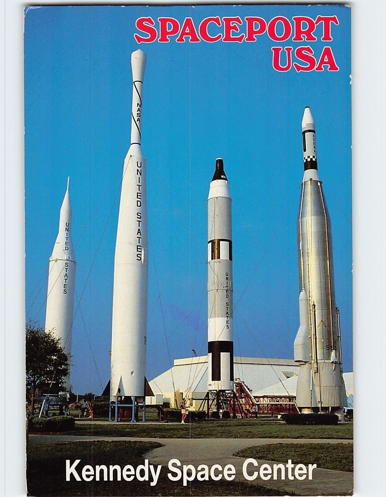 Postcard America's Space Port Kennedy Space Center Florida USA