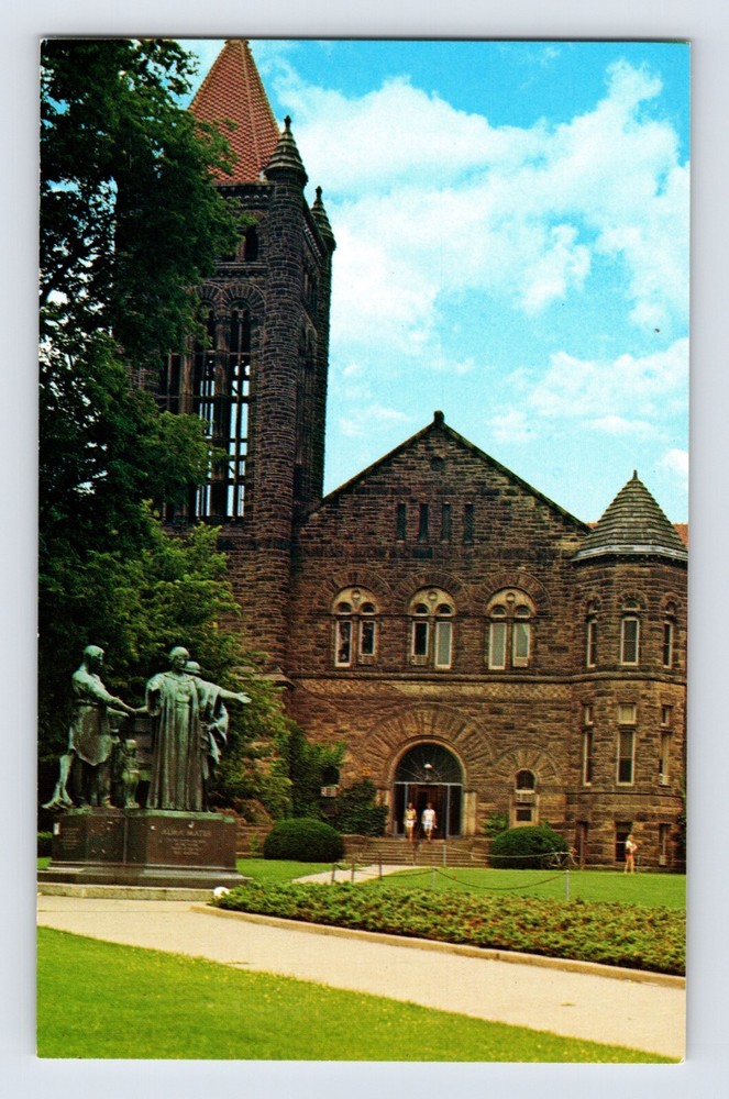 Postcard Illinois Urbana Champaign IL University Altgeld Hall 1960s Unposted