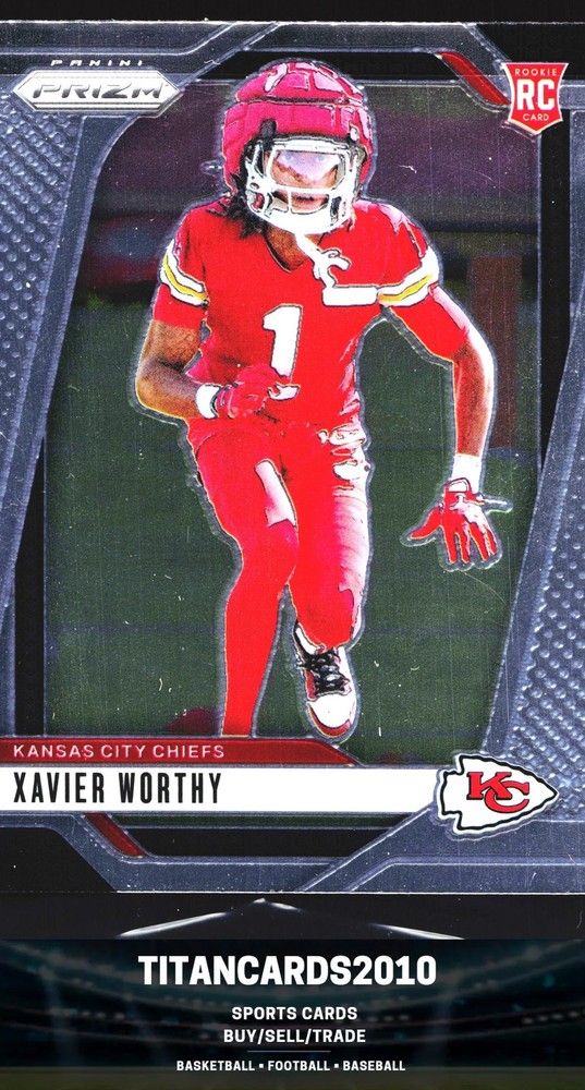 Xavier Worthy 2024 Panini Prizm Rookie RC Kansas City Chiefs #399