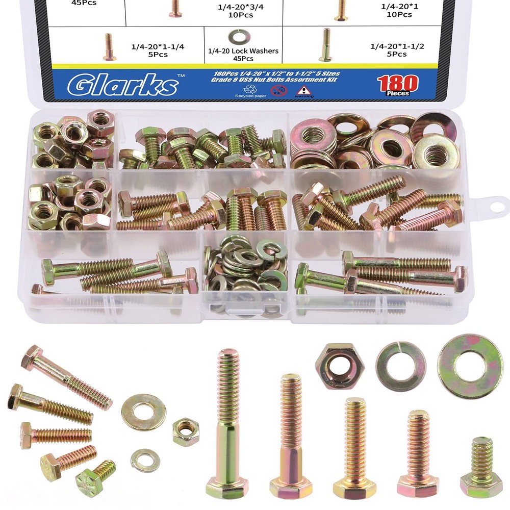 180Pcs 1/4