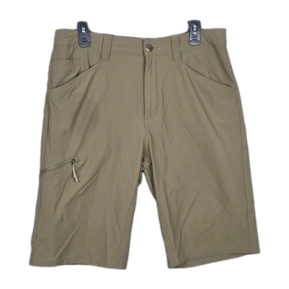 Patagonia Quandary Hiking Shorts Mens Size 34 Military Green Outdoors Nylon