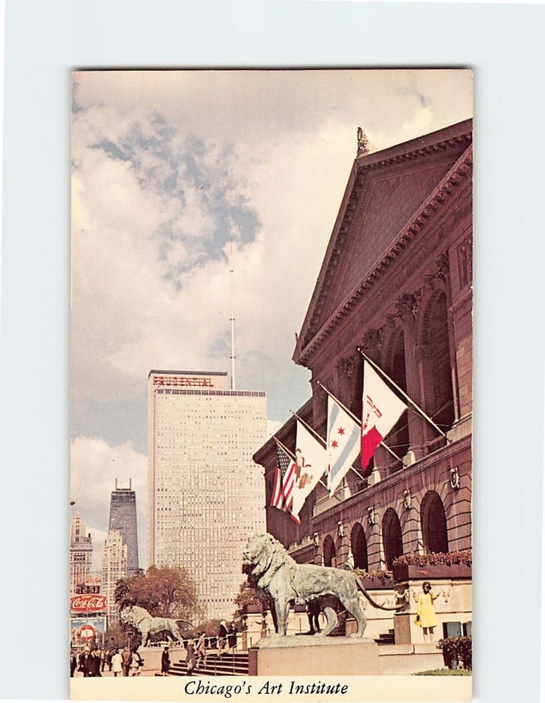 Postcard Art Institute Chicago Illinois USA