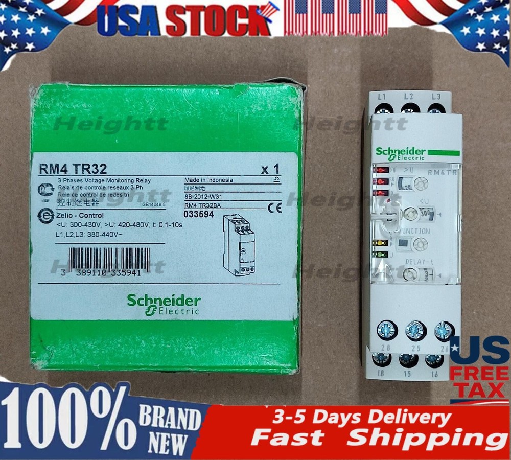 Rm4Tr32 Schneider Network Control Relay Rm4Tr32