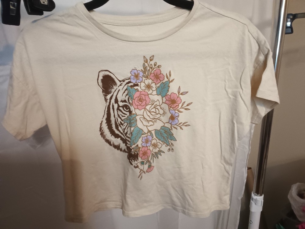 Women's  Wonder Nation T-Shirt, size L (10-12) with graphic front