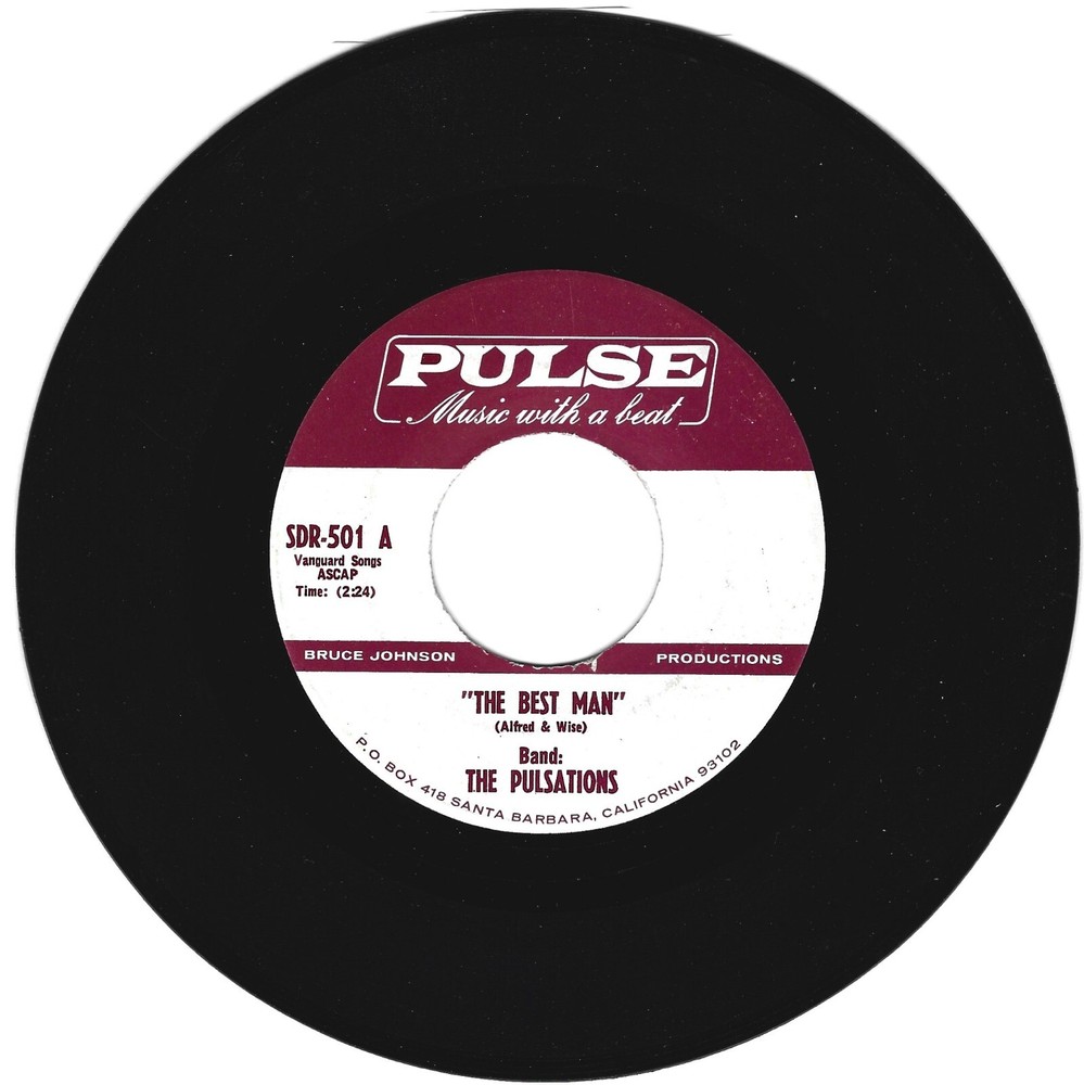 The Pulsations - The Best Man / Call Me Darling on PULSE 501