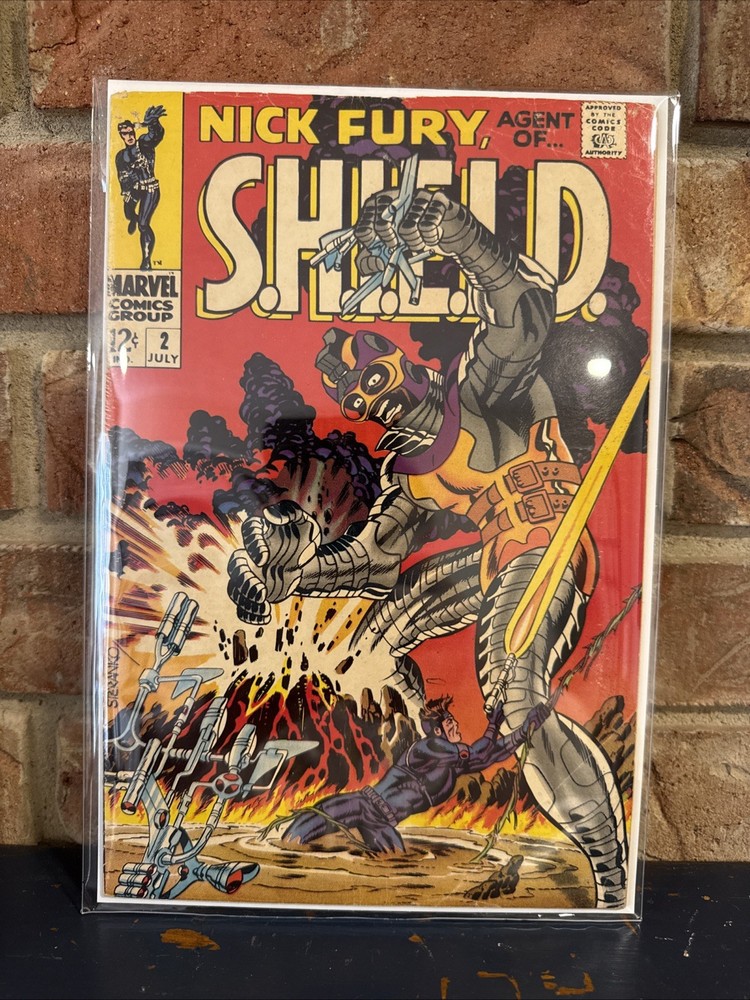 Nick Fury, Agent Of Shield #2 (1968) - Marvel Comics - Silver Age - Steranko