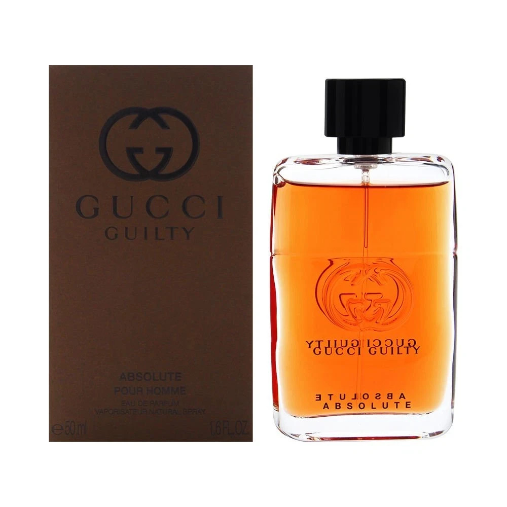 Gucci Guilty Absolute Pour Homme Eau De Parfum 1.6 Ounce Brand New Sealed