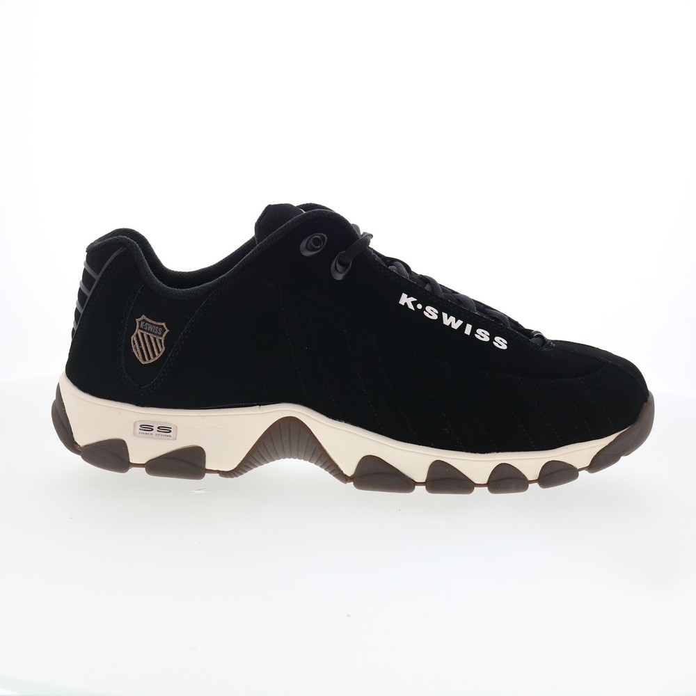 K-Swiss ST329 CMF 03426-033 Mens Black Nubuck Lifestyle Sneakers Shoes