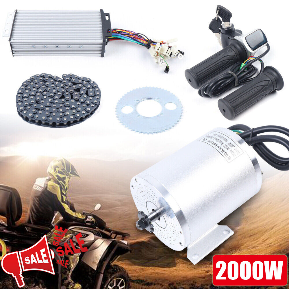Kit de conversión de motor eléctrico sin escobillas 48V 2000W para motor de scooter eléctrico hágalo usted mismo