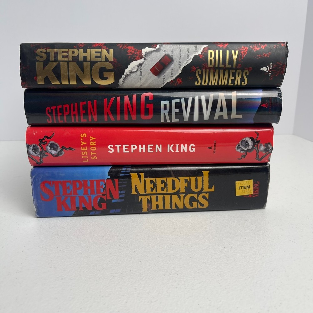 Stephen King Hardcover Book Lot of 4