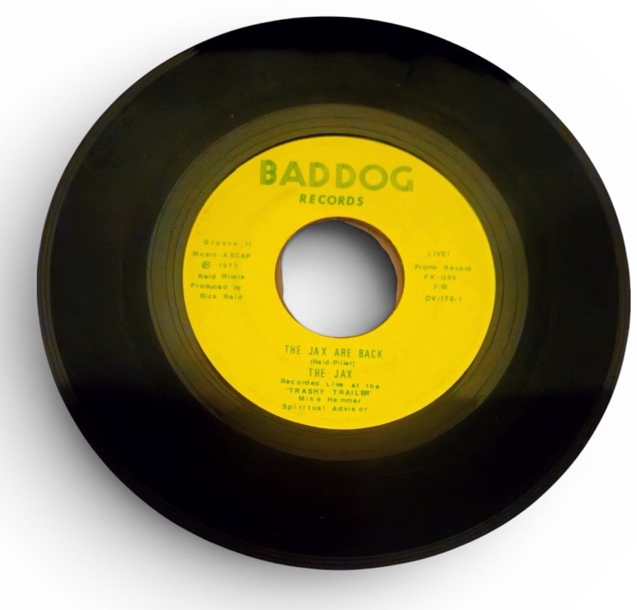 THE JAX ARE BACK by  The Jax! 45rpm Vinyl - Xtremely Rare - 1973 Garage Punk