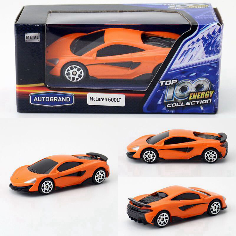 1:64 McLaren 600LT Model Car Diecast Toy Cars Toys for Boys Kids Gifts Orange