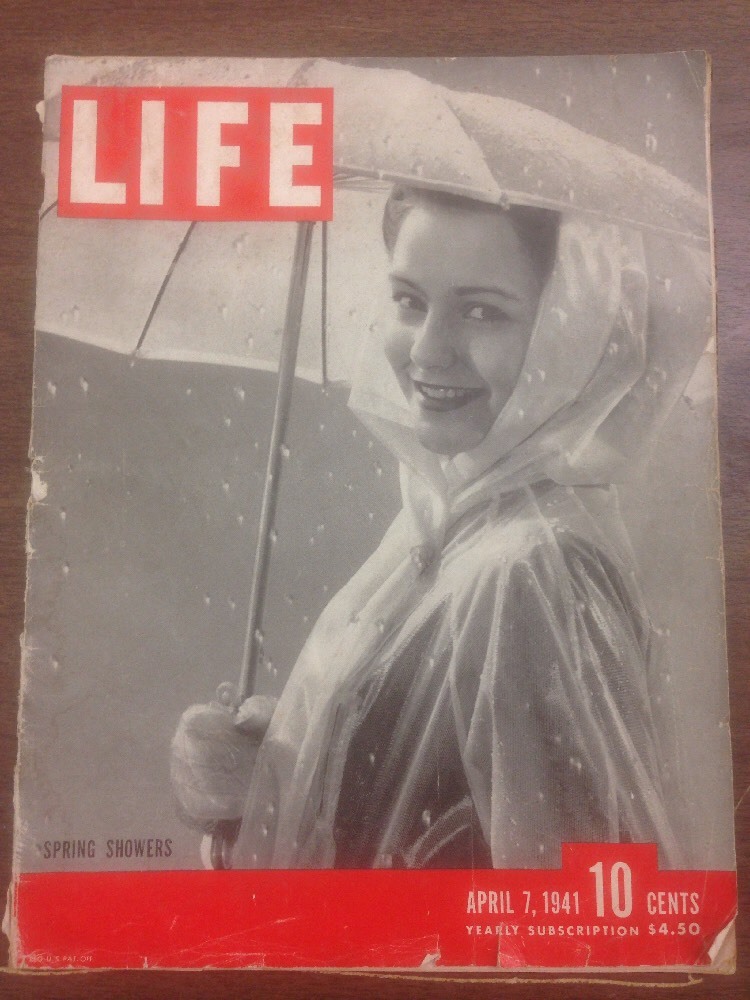 Life Magazine April 7 1941 Spring Showers WWlI Era