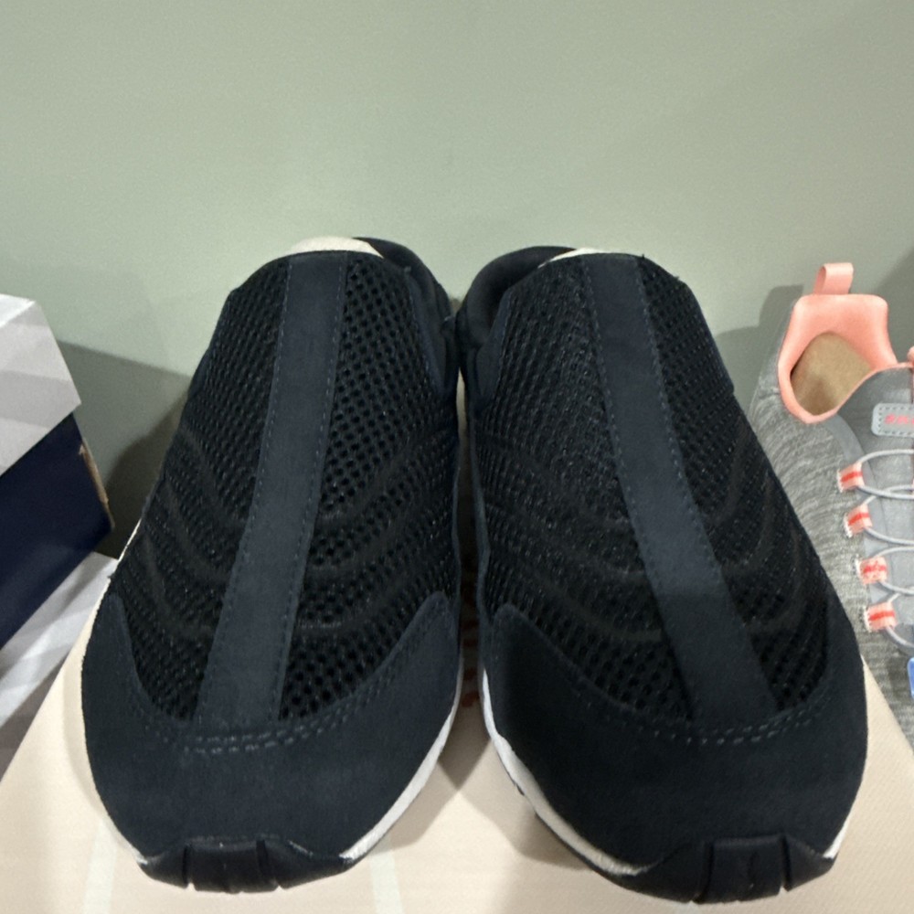Easy Spirit, Mule Travel Time Size 8 Wide New Inbox Colors, Navy And White