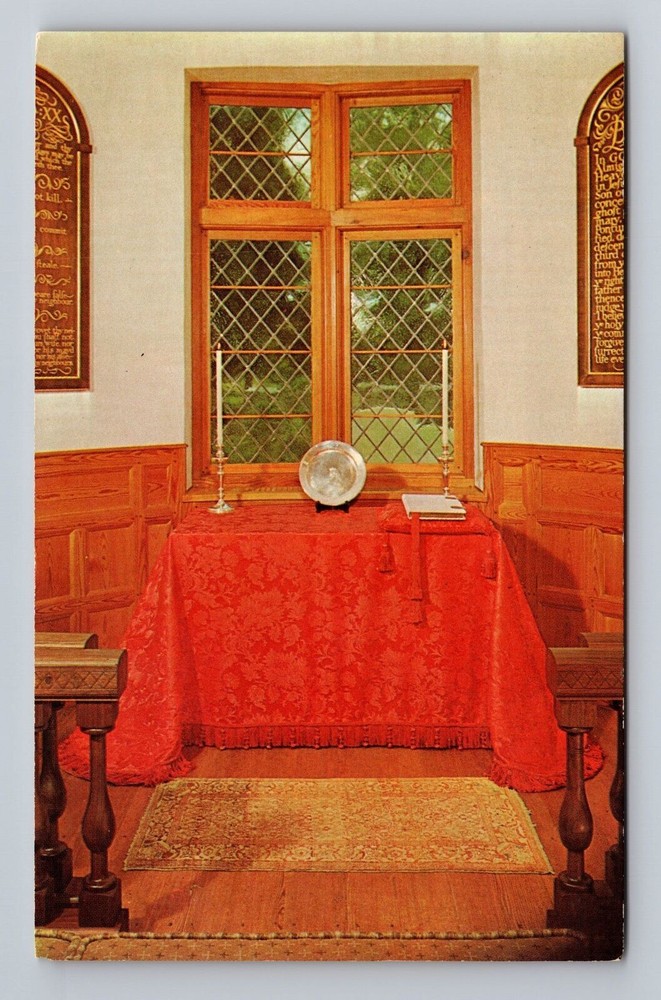 Church Creek MD-Maryland Altar of Trinity Episcopal Church Vintage Postcard