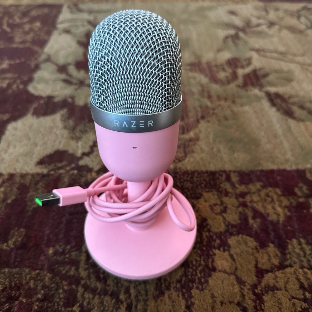 Razer Seiren Mini Pink Wired Ultra streaming Microphone