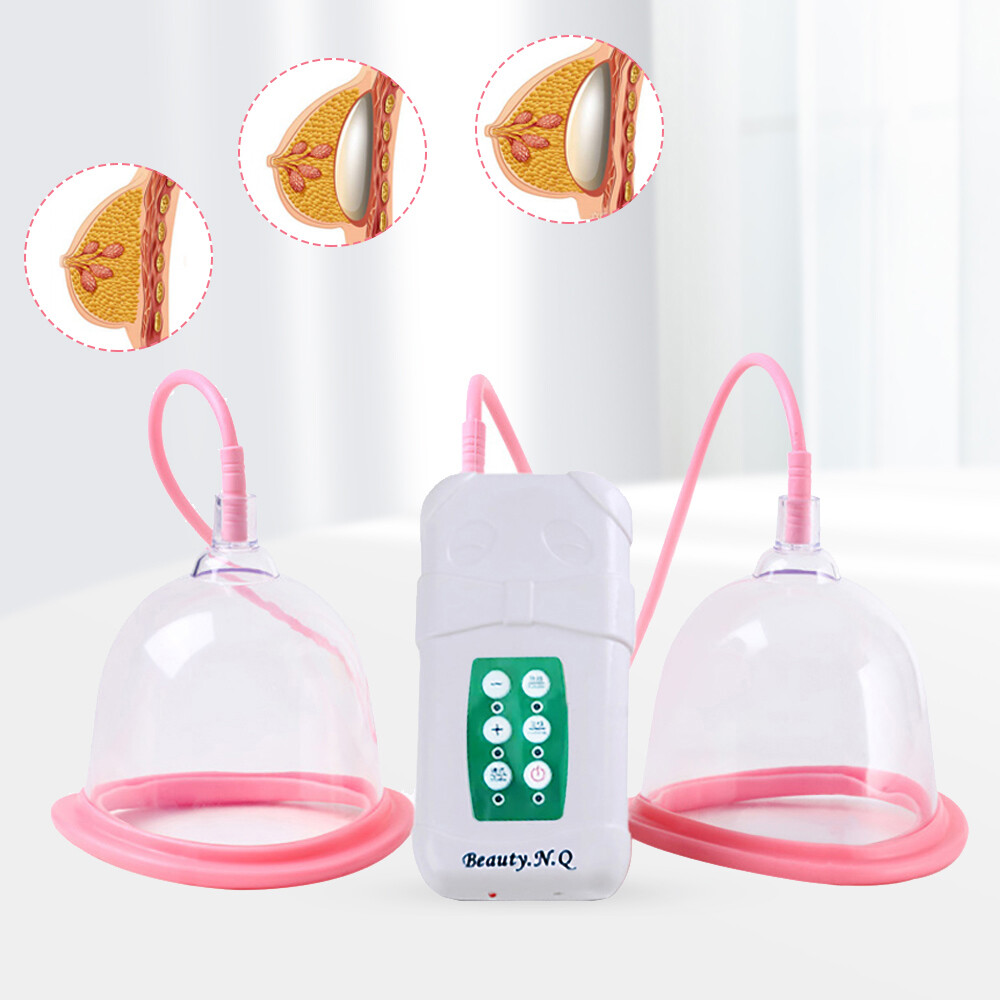 Electric Breast Enlargement Pump for Lifting & Massage with AB Cup Suction
