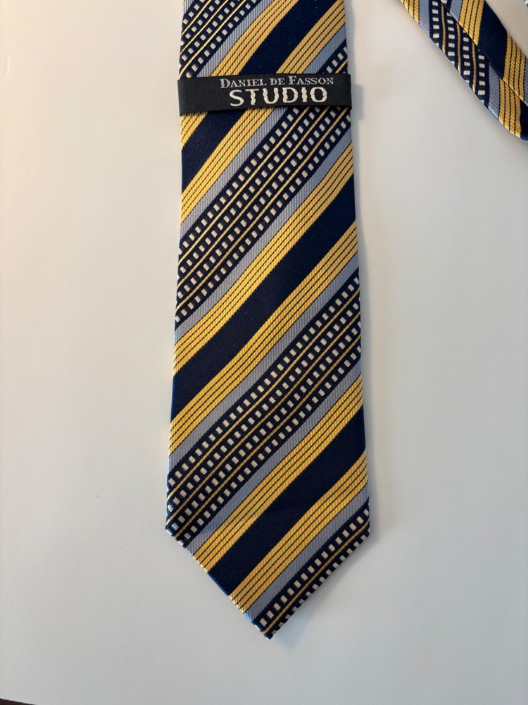 Daniel de Fasson Retro Bold Color Bold Pastern Retro tie new with tags