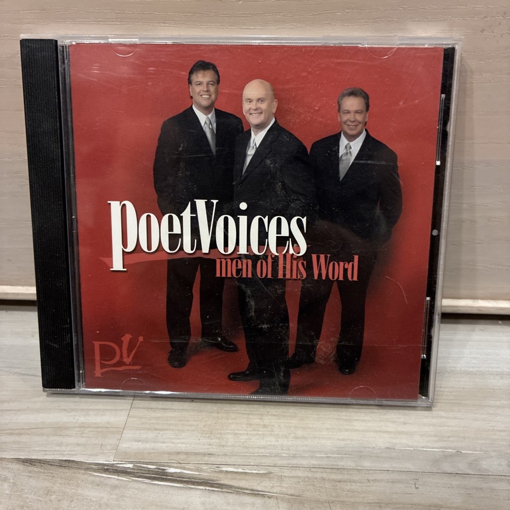 Poet Voices Men Of His Word Southern Gospel CD  Near Mint Like New