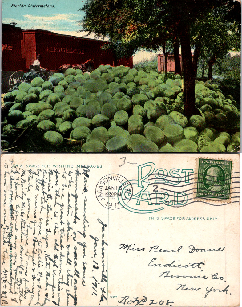 Old Vintage Postcard