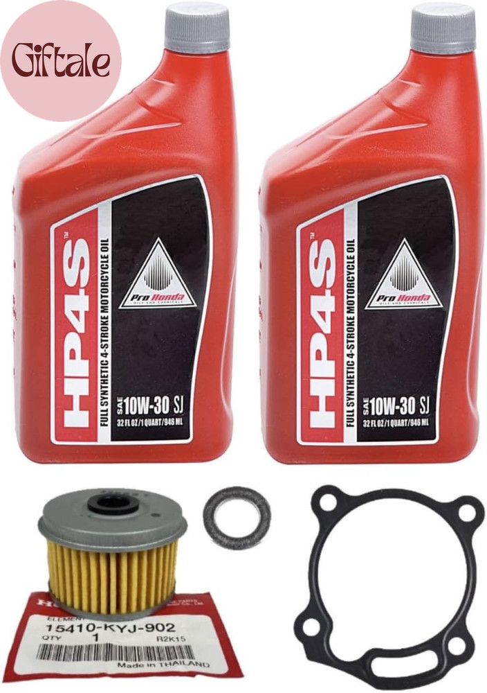 OEM Full Synthetic Oil Change Kit Compatible with Honda CRF250L CRF300L CRF Rall