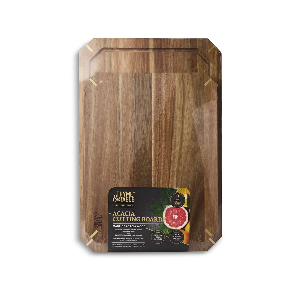 Acacia Cutting Board Set 2-Piece-image