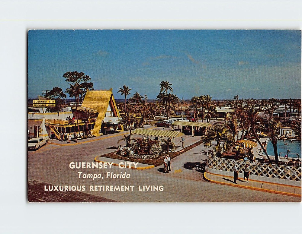 Postcard Guernsey City Tampa Florida