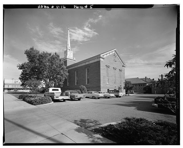 Historic American Buildings Survey Church Building 1900s Steeple Cars