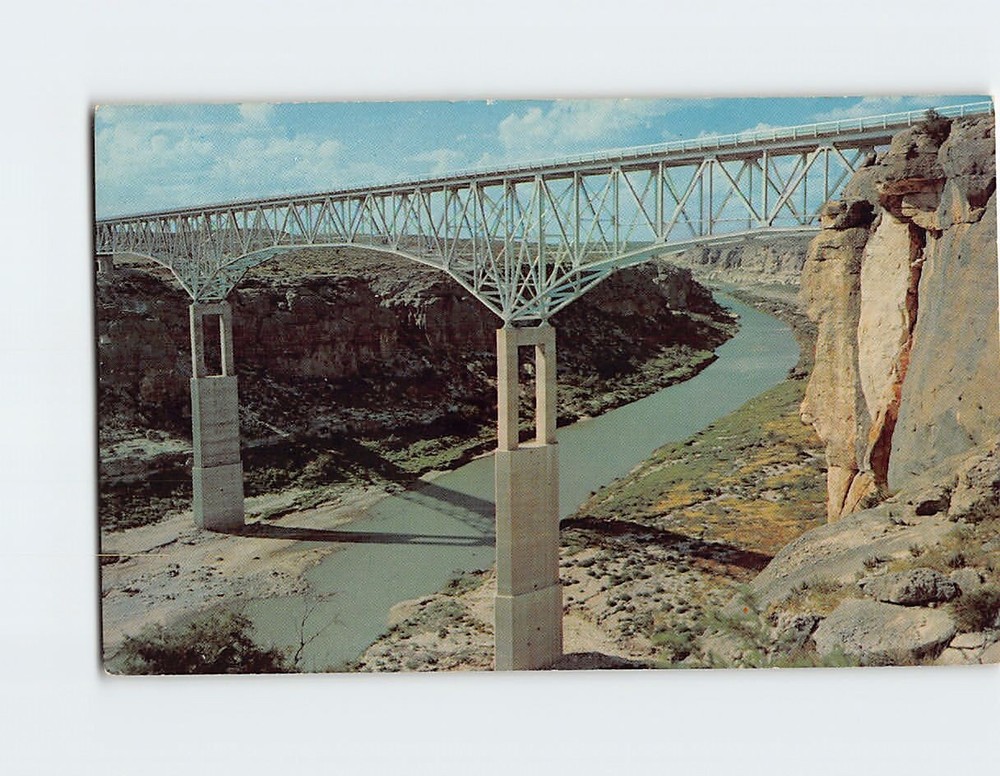 Postcard Pecos River High Bridge West Texas USA