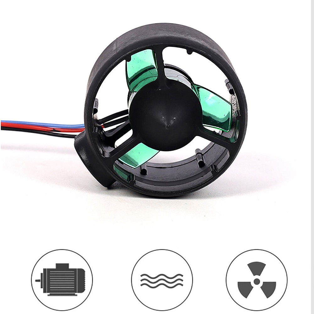 Underwater Thruster Motor 3 Blades Propeller 12-24V For ROV RC Bait Tug Boat