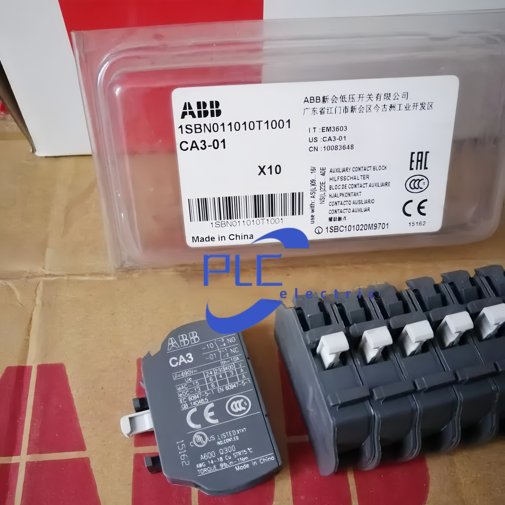 CA3-01 10PCS NEW ABB Auxiliary Contact Block Free shipping CA3-01 1BOX