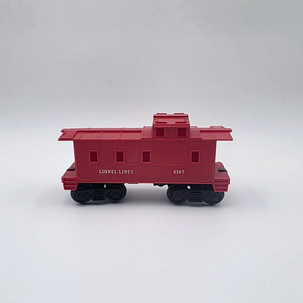 Vintage Lionel Lines 6167 Red Caboose O Gauge Model Train Car – Postwar Era