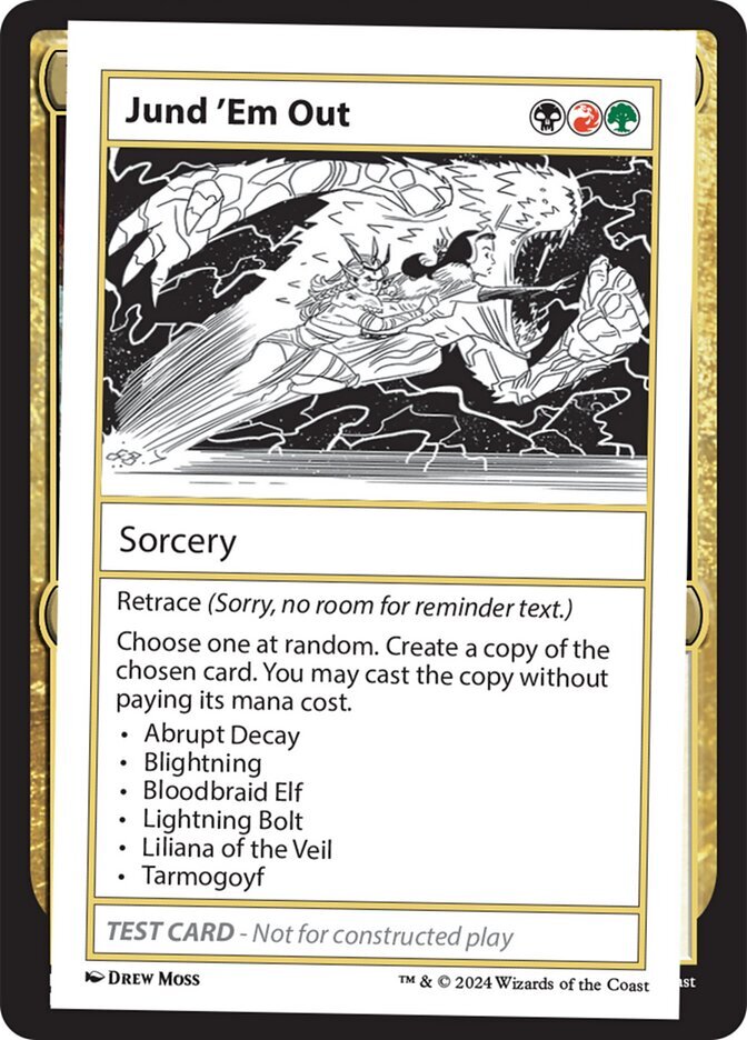 MTG Magic the Gathering Jund 'Em Out (357/390) Mystery Booster 2 LP