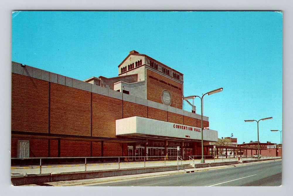 Minneapolis MN-Minnesota, Minneapolis Convention Hall, Vintage Postcard