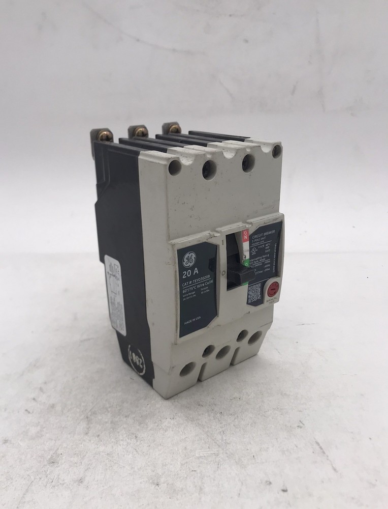 Houston Stock Ge Teyd3020B Type Teyd 20 Amp 480V Refurbish Free 2Day Air Buy Now