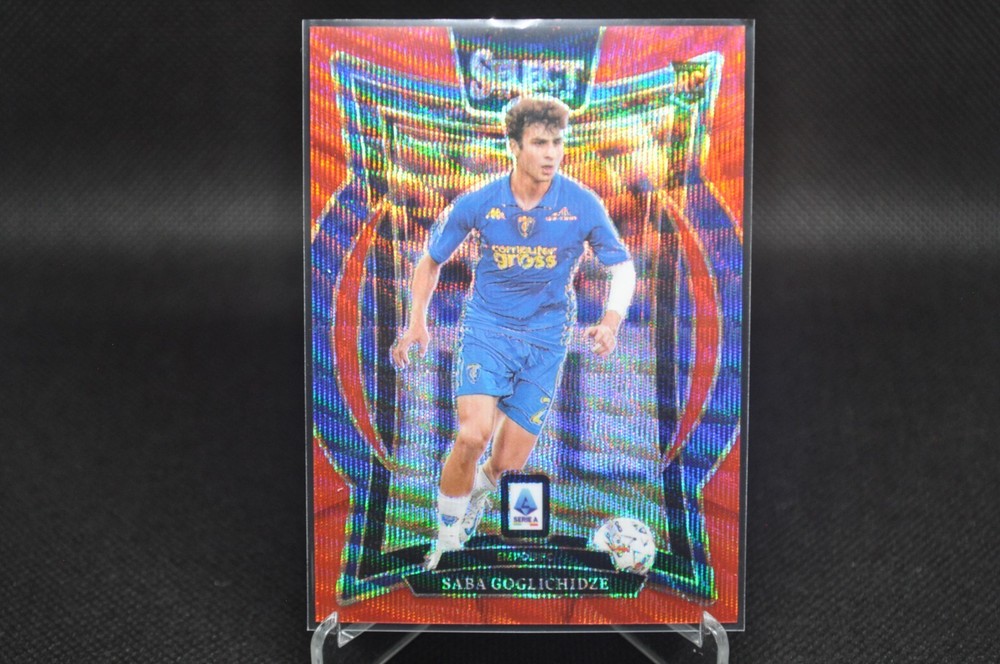 Saba Goglichidze 2024-25 Panini Select Serie A #84 RC Red Wave /38 Terrace