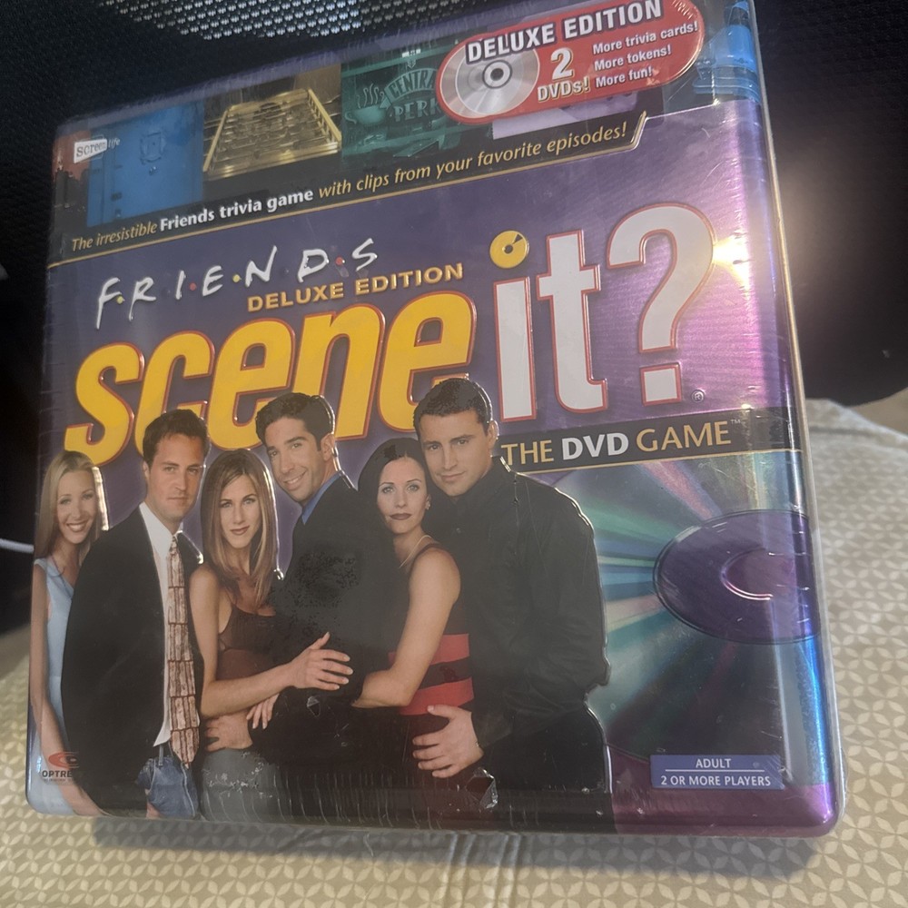 New. Sealed. Friends TV Show Scene It Deluxe Edition 2 DVD Trivia Game Tin