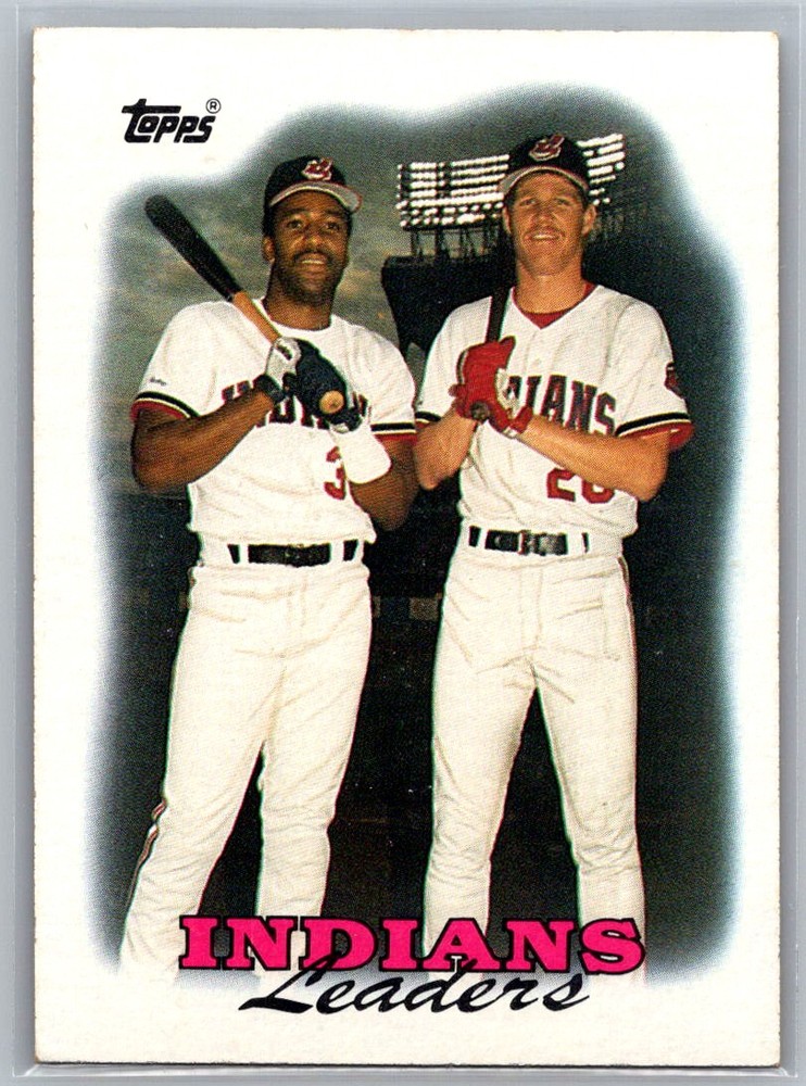 1988 Topps Cleveland Indians Leaders Baseball Card #789