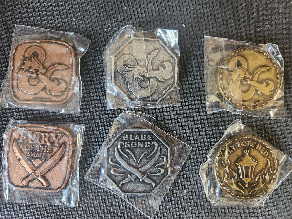 Dungeons & Dragons Acererak's Treasure Packs: Gold Edition Coins *22 Different*-image