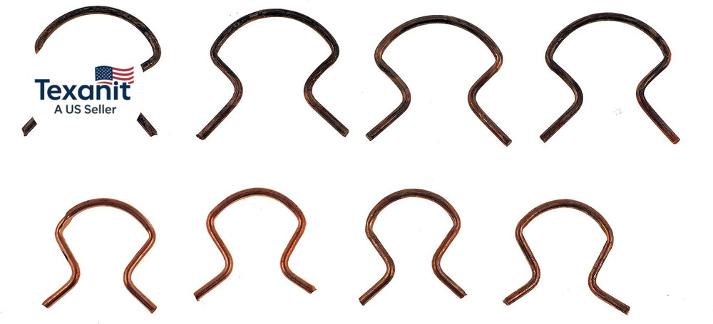 76980 Window Handle Retainer Clip Assortment, 8 Pack Universal Fit