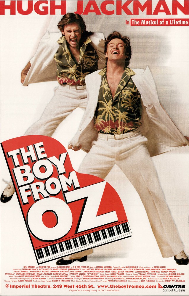 The Boy from OZ ~2003 Broadway Poster~Stephanie Block ~HUGH JACKMAN~ Beth Fowler