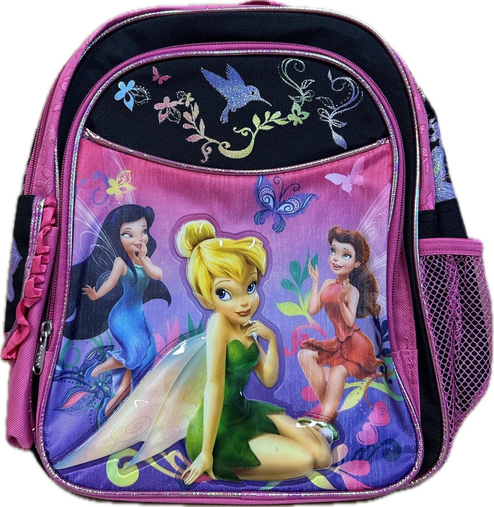 Small Backpack - Disney - Tinkerbell - Friends Fairy Black 12