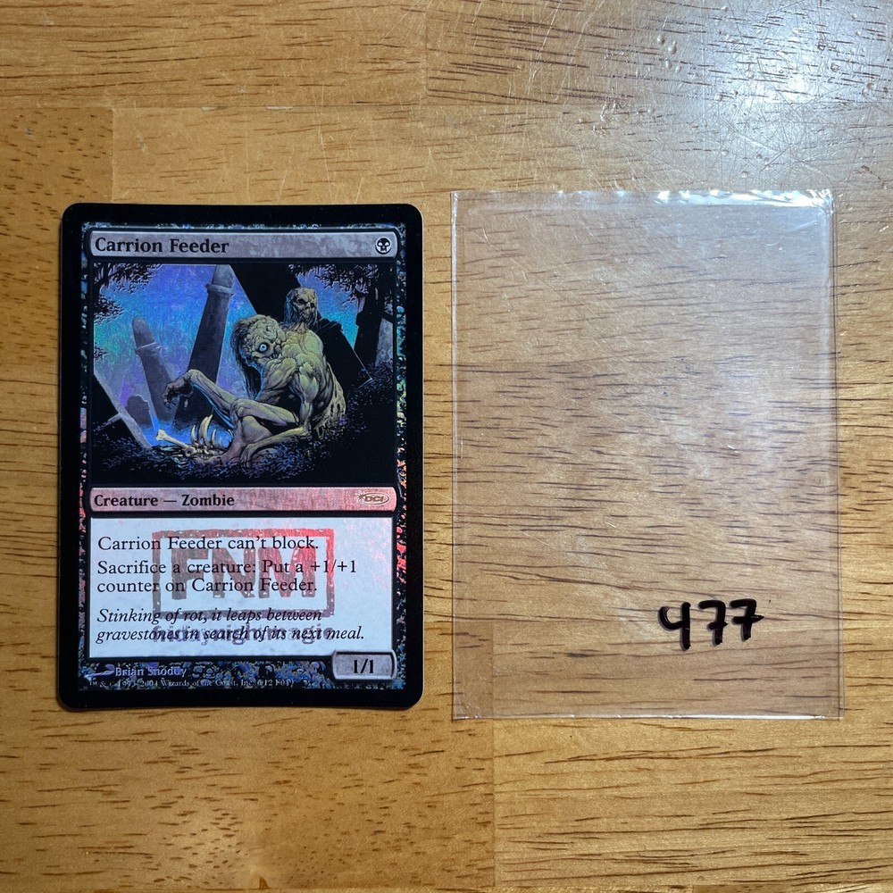 💀Carrion Feeder - FOIL FNM Promo - Friday Night Magic MTG See pics 4 cond - 477