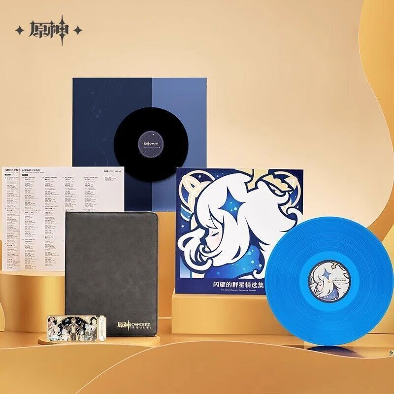 Official Genshin Impact Concert2023 Color Record Vinyl Badge Music Score Box Set
