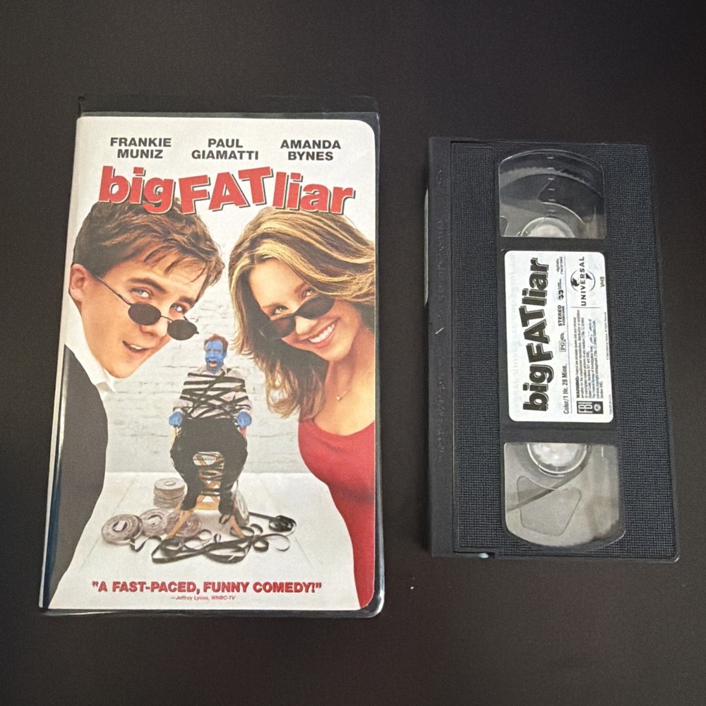 Big Fat Liar (VHS, 2002, Clamshell)