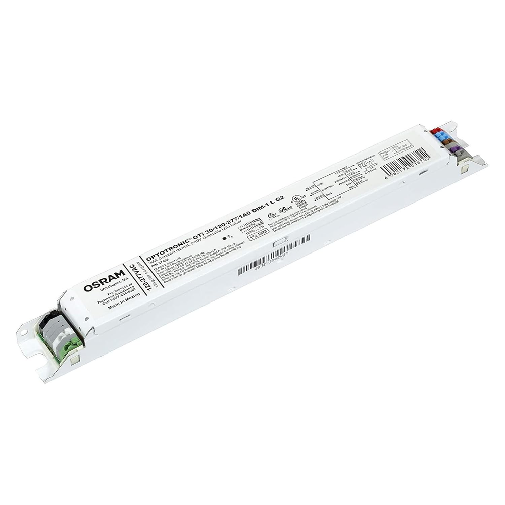 30W Dimmable LED Driver 120/277V AC 50/60Hz Constant Current Oti 30/120-277/1A0