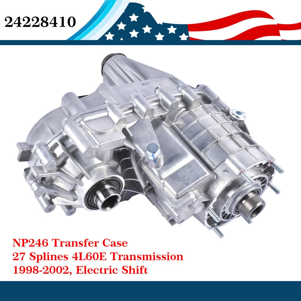 NP246 NP8 4L60E 27-Spline Transfer Case for 98-02 GM K1500 Suburban Yukon Tahoe