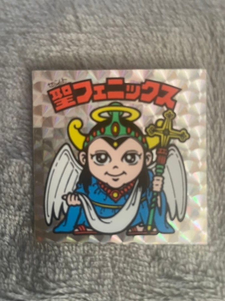 Saint Phoenix Bikkuriman Glitter Sticker, Devil vs Angel Series Used