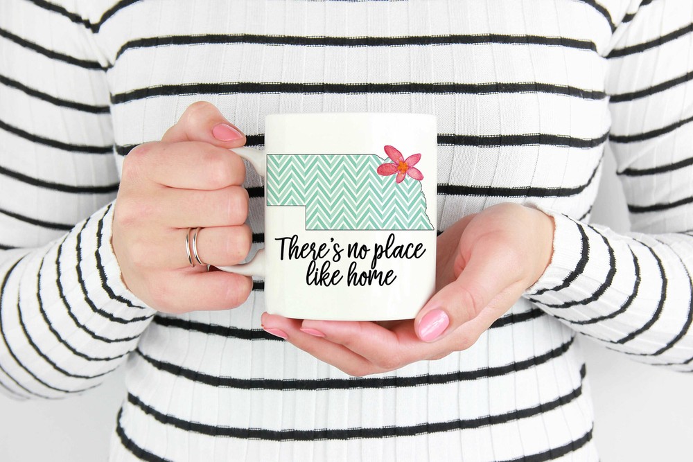 Custom Home State Mug Custom Nebraska Mug Personalized Nebraska Mugs Custom